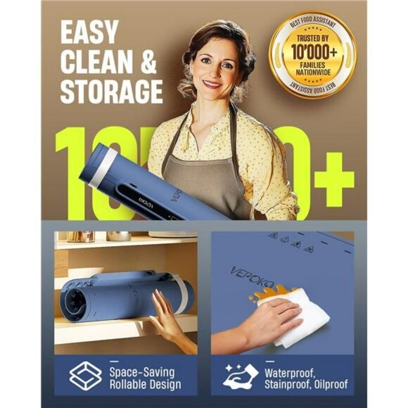 Silicone Food Warming Mat Buffet Heating Tray Adjustable Temp for Parties Home - Picture 6 of 8